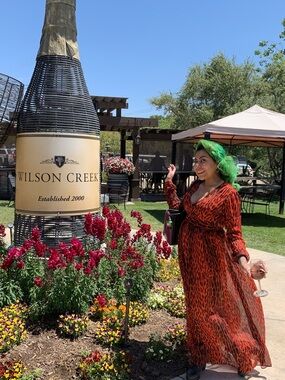 Michael Kors Red, Orange and Black Leopard Animal Print Maxi Dress Pinup Petite